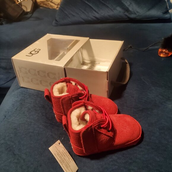 New Red Ugg Booties - Picture 2 of 4